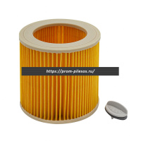 ROCKSTAR HMF1 фильтр для пылесоса Karcher WD2, Karcher WD3, Karcher MV2, Karcher MV3, бумажный, 1 шт