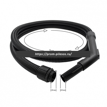 ROCKSTAR TTNL103232P(3) шланг 3 м для пылесоса NILFISK GD 930 наконечник 32 мм (NL10.32L.TP32)