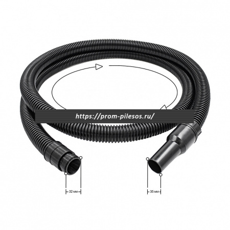 ROCKSTAR TTKA073236C(3) шланг 3 м для пылесоса KARCHER T 7/1, T 10/1, KARCHER T 12/1, T 15/1, T17/1, наконечник 35 мм