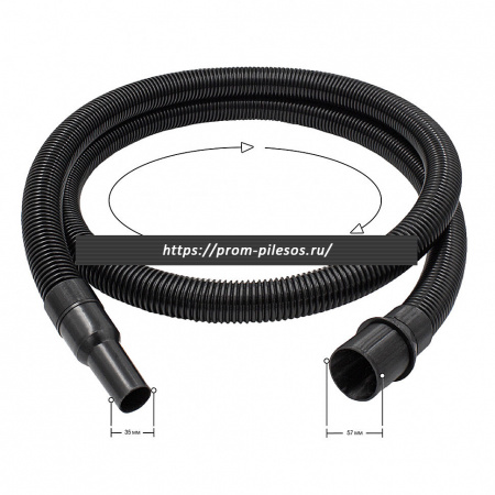 ROCKSTAR TTBS683836C(3) шланг 3 м для пылесоса Bosch GAS 35, Bosch GAS 55, наконечник 35 мм