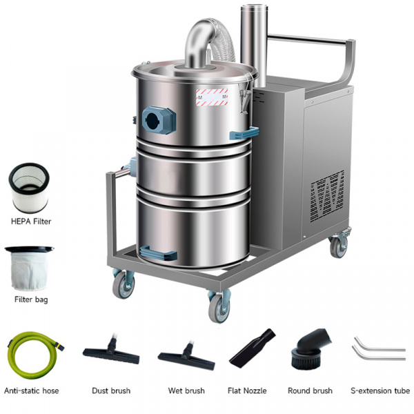 Трёхфазный промышленный пылесос WX80