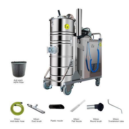 Взрывозащищённые промышленные пылесосы WEX-SS